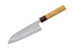 Shusaku Ginsan Damascus 2.0 Santoku 165mm