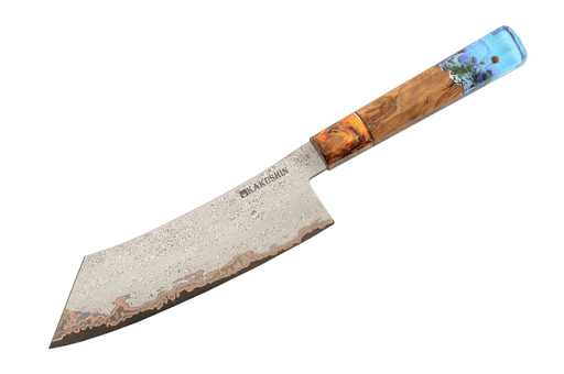 Stainless Damascus Bronze / Copper 52100 147 Hakata 180mm - Kakushin