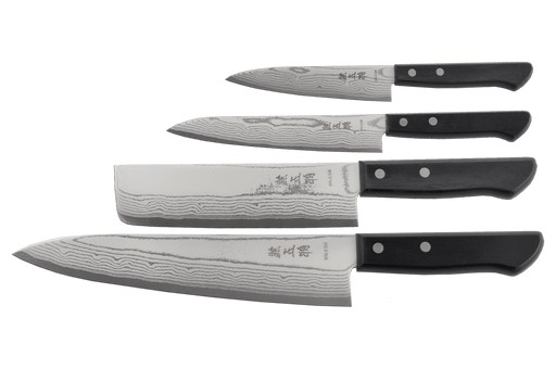 Tetsuhiro Damascus 4 - Pcs Chef Set - Kakushin