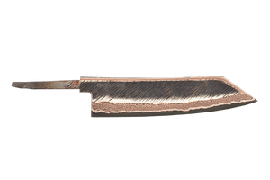 Up-Down Copper Damascus Kiritsuke 210mm (Blade Only)