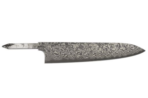 Yorokobi SLD Kurouchi Damascus Gyuto 240mm (Blade Only) - Kakushin
