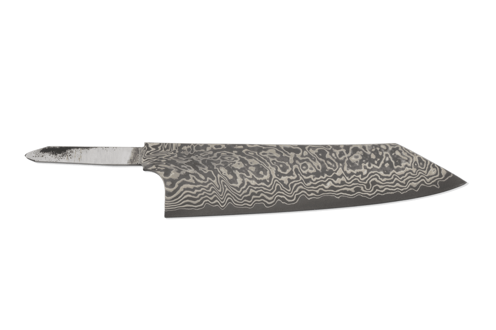 Yorokobi SLD Kurouchi Damascus Kiritsuke 210mm (Lame seule)