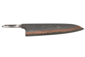 Yorokobi SLD Rainbow Damascus Tsuchime Gyuto 240mm (Blade Only)