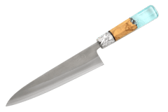 Yoshikane SKD Nashiji Custom White Gyuto 210mm