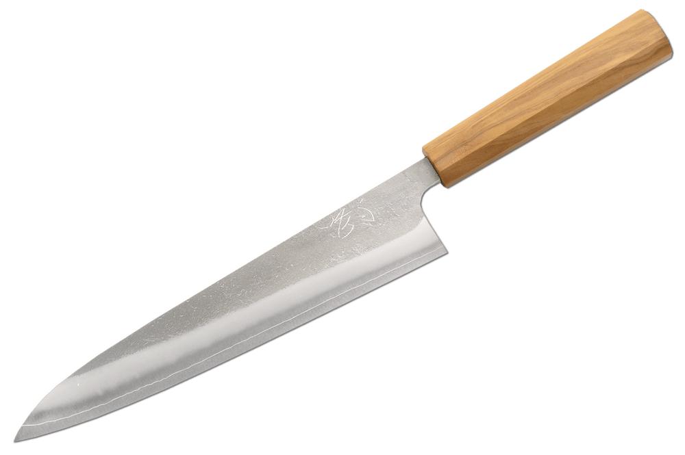 Yoshikane SKD Nashiji Olive Gyuto 240 mm