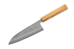 Yoshikane SKD Nashiji Olive Santoku 165mm