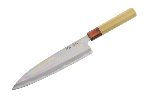 Yosimitu Kajiya Ao2 Migaki Poplar Gyuto 210mm - Kakushin