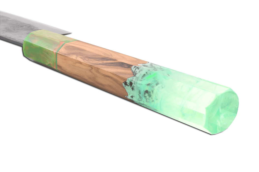 Yosimitu Kajiya Midori Custom Gyuto 240mm - Kakushin