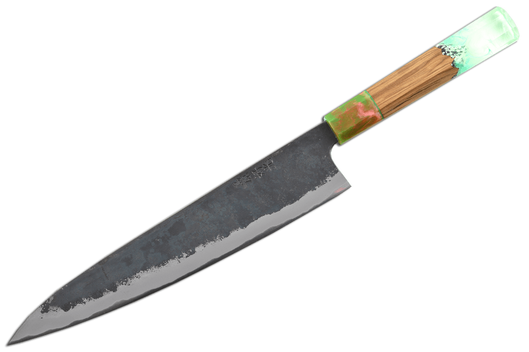 Yosimitu Kajiya Midori Custom Gyuto 240mm - Kakushin