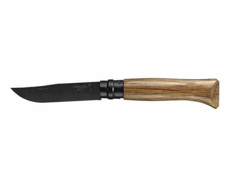 Black Oak #8 Opinel Knife 80mm - Kakushin