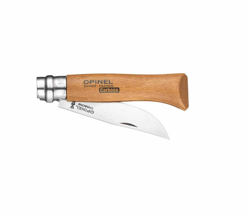 Carbon Vrn #8 Opinel Knife 80mm - Kakushin