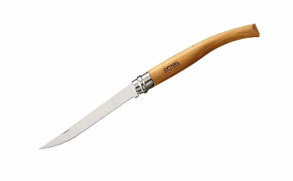 Effilé #12 Opinel Beech Folding Fillet Knife 120mm - Kakushin