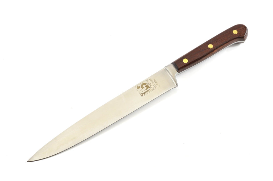 Grohmann Carving Forged Straight Rosewood 210mm - Kakushin