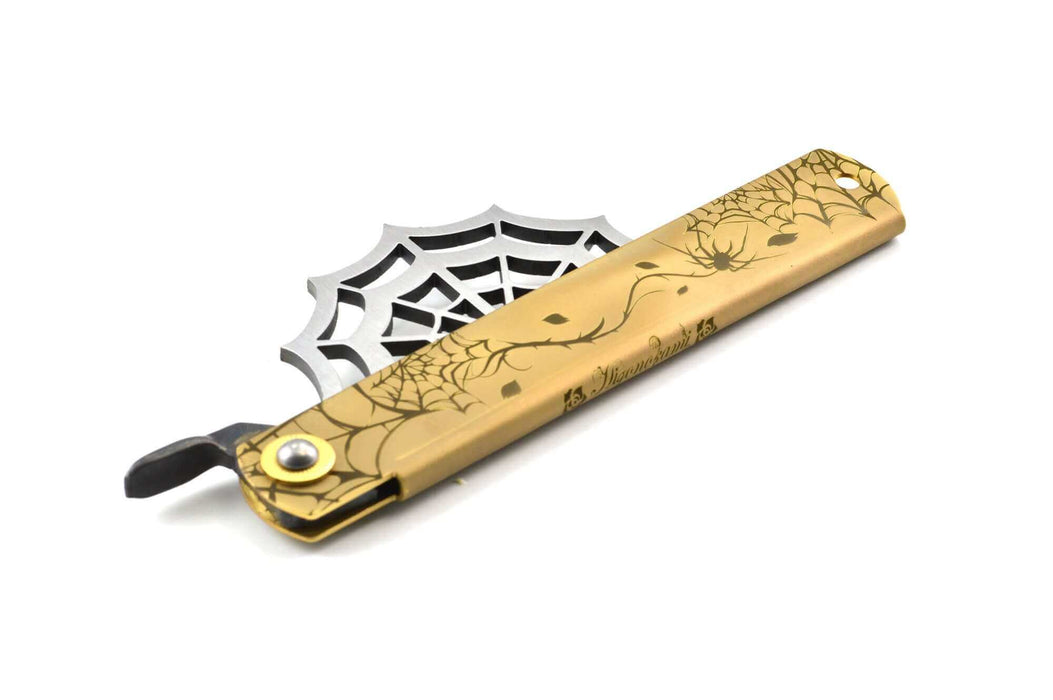 Higonokami Ryubu-Dragon Brass Pocket Knife 90mm