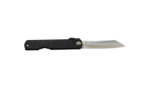 Higonokami Black Water Drop Pocket Knife 75mm