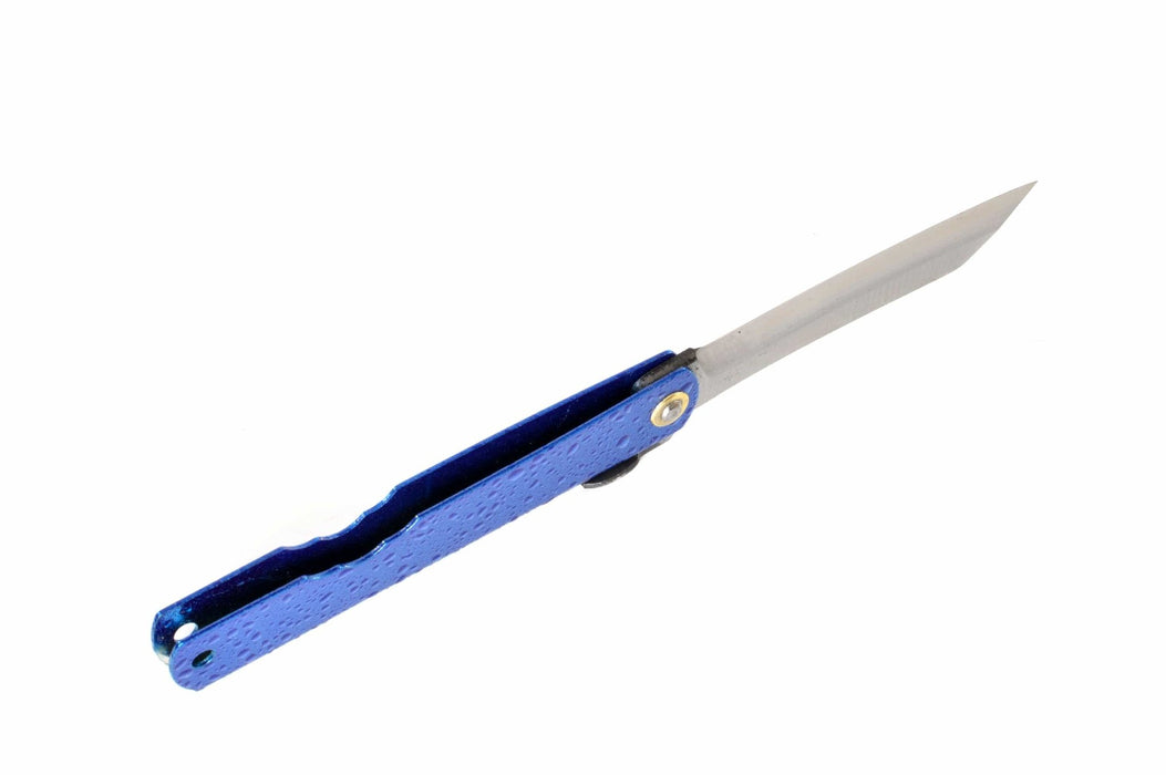 Higonokami Blue Water Drop Pocket Knife 75mm
