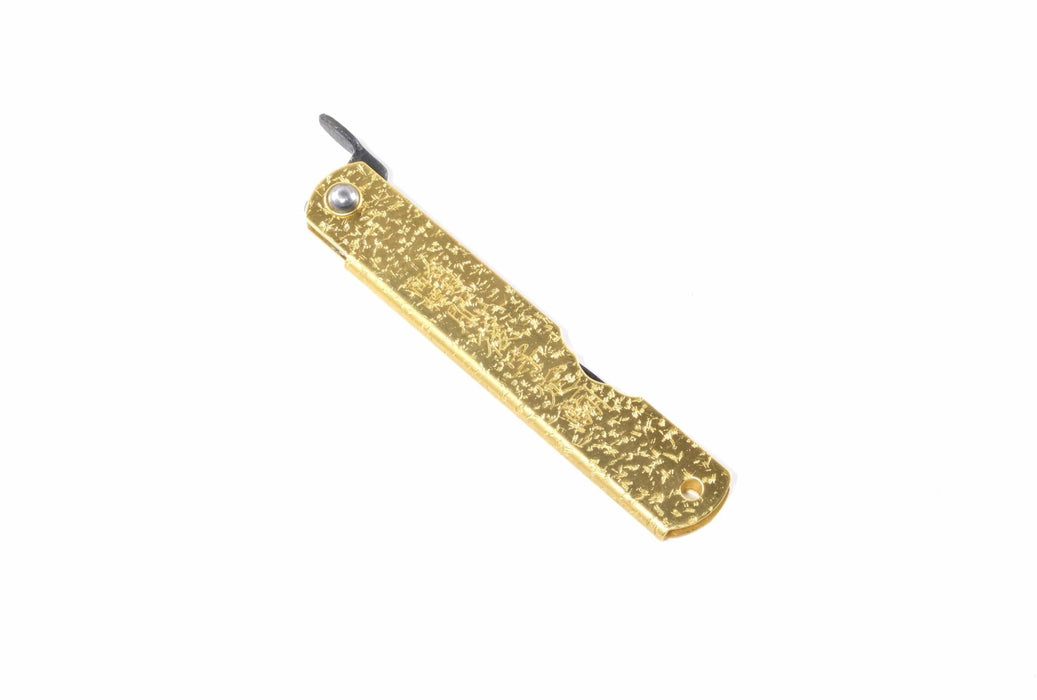 Higonokami Bright Gold Pocket Knife 75mm