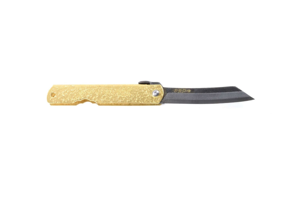 Higonokami Bright Gold Pocket Knife 75mm