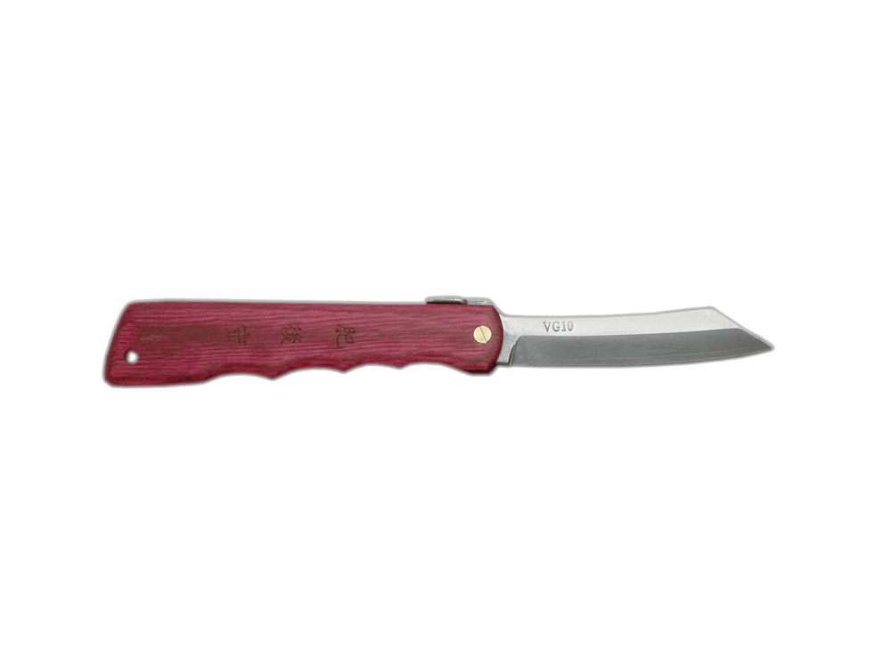 Higonokami Red Woody VG10 Pocket Knife 75mm
