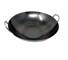 Yamada Iron Hammered Double-Handle Wok