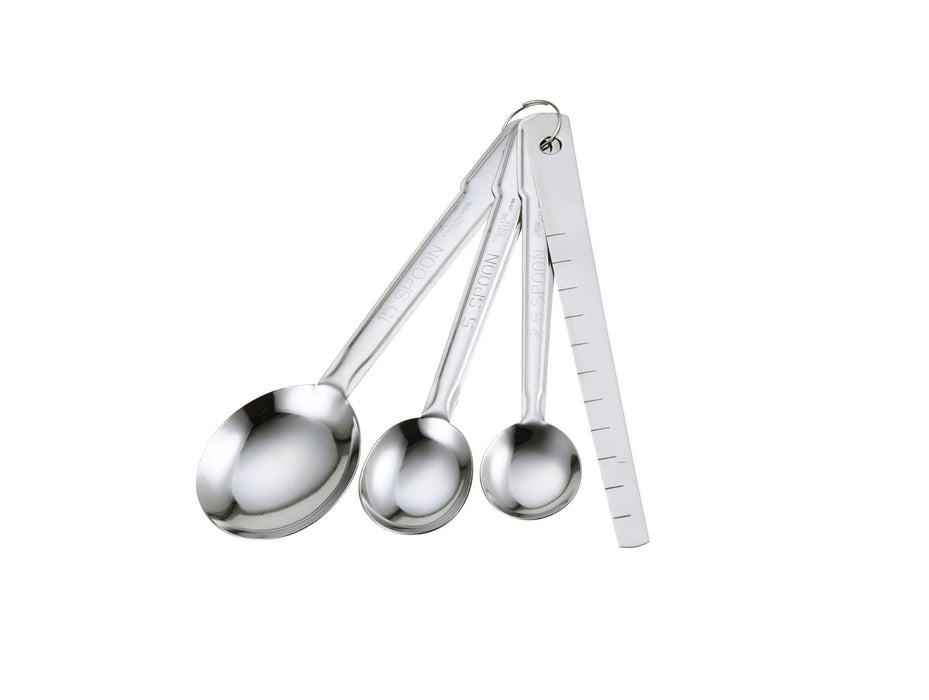 KAI Measuring Spoons w/ Spatula (4-Set)