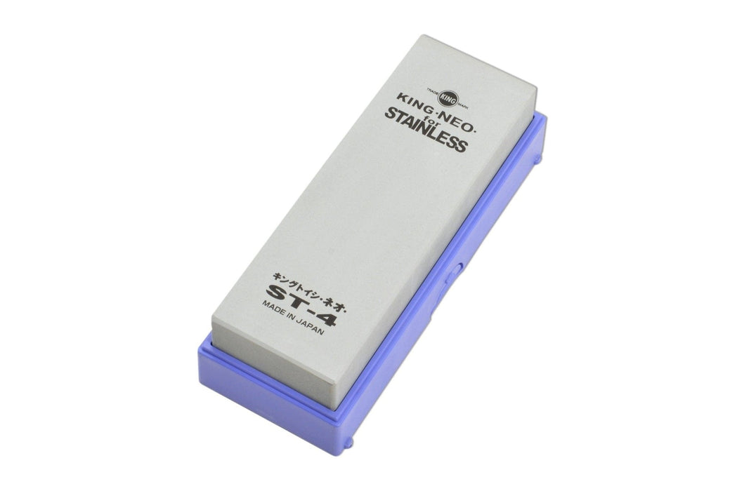 King #800 ST-4 Neo Stainless Sharpening Whetstone
