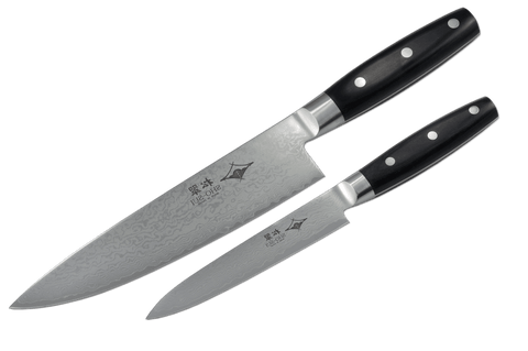 Shosui 69-Layer Damascus Chef Duo