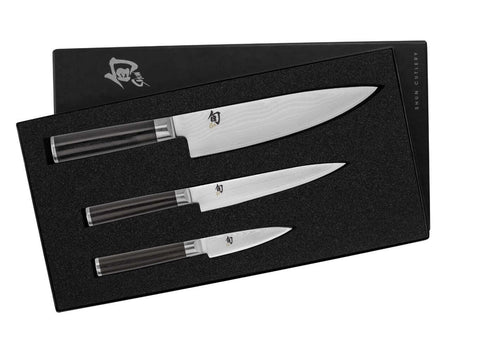 Shun Classic 3-Pcs Starter Japanese Knife Set