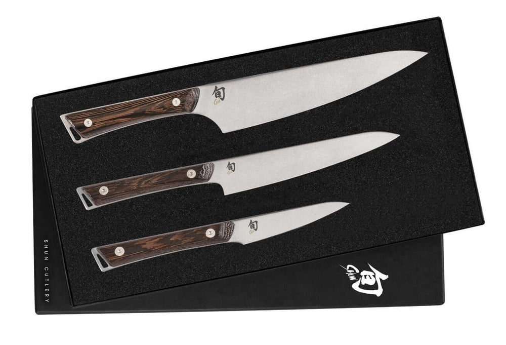 Shun Kanso 3-Pcs Starter Japanese Knife Set