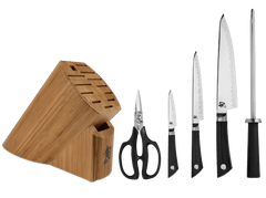 Set de 6 couteaux japonais Shun Sora Ensemble bloc