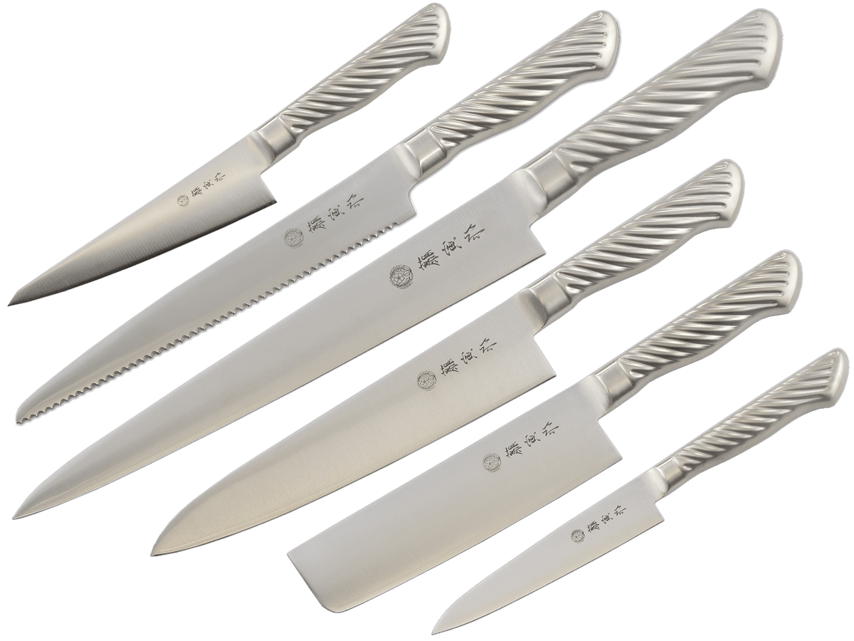 Fujitora 3Layer Tojiro DPS Japanese Kitchen Knife Set